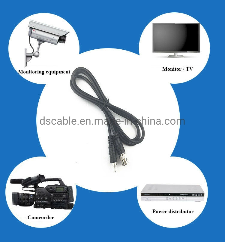 CCTV DVR Security Camera Cable Video Power Surveillance Wire DC BNC Cable
