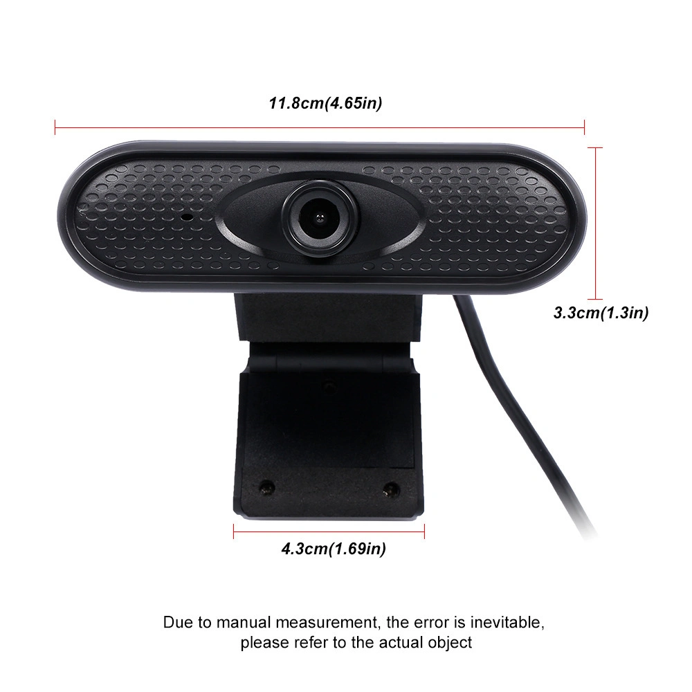USB Webcam Computer PC Camera with Microphone 1080P Video Support 2