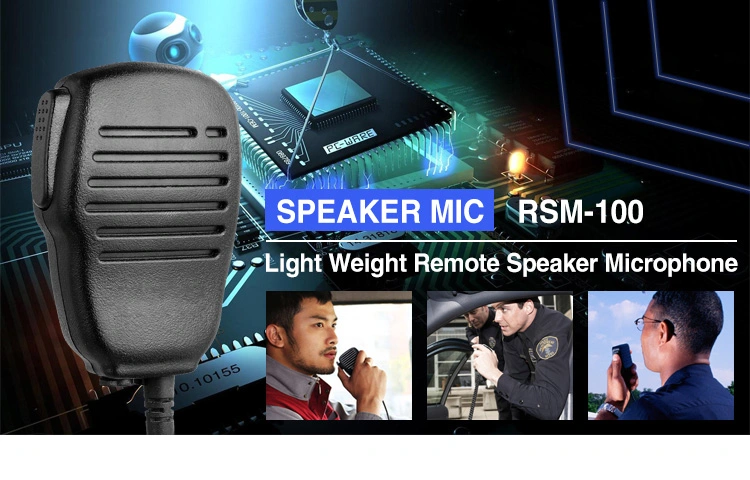 Light Weight Speaker Microphone for Motorola 2 Pin Radios Dtr620