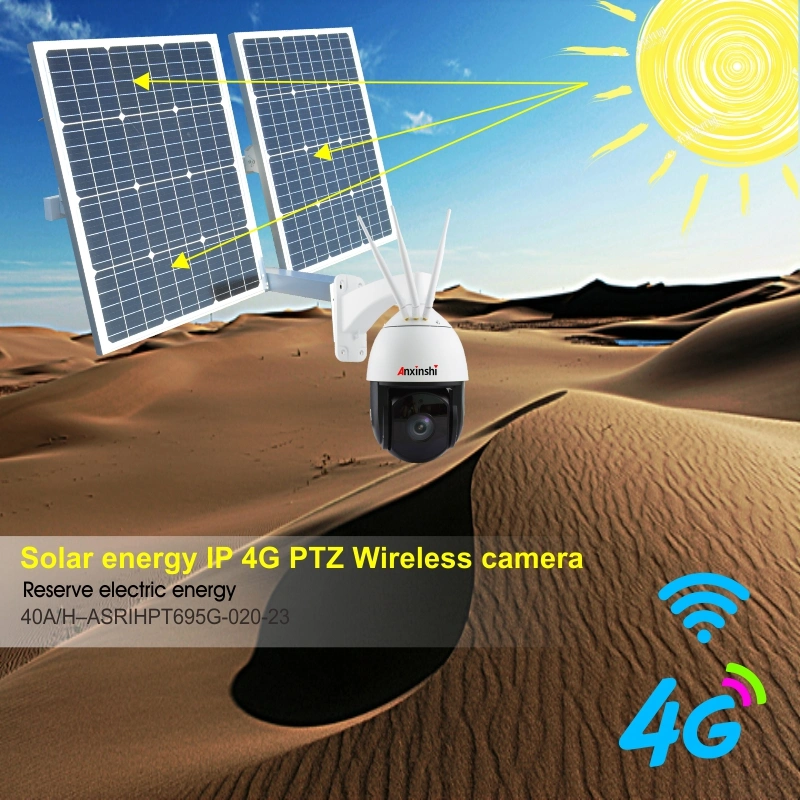 Solar Panels for 4G WiFi Camera IP PTZ Camera Sony 4G Camera