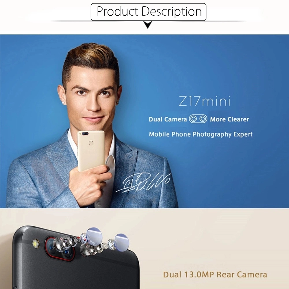Wholesale Original Z17 Mini Mobile Phone 64GB Smart Phone 5.2 Inch Fingerprint NFC 4G Smart Phone