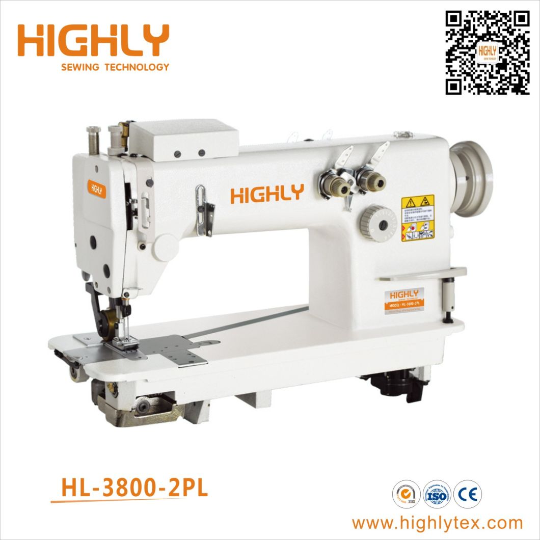 Hl-3800-2 High Speed Two Needle Leather Chainstitch Sewing Machine