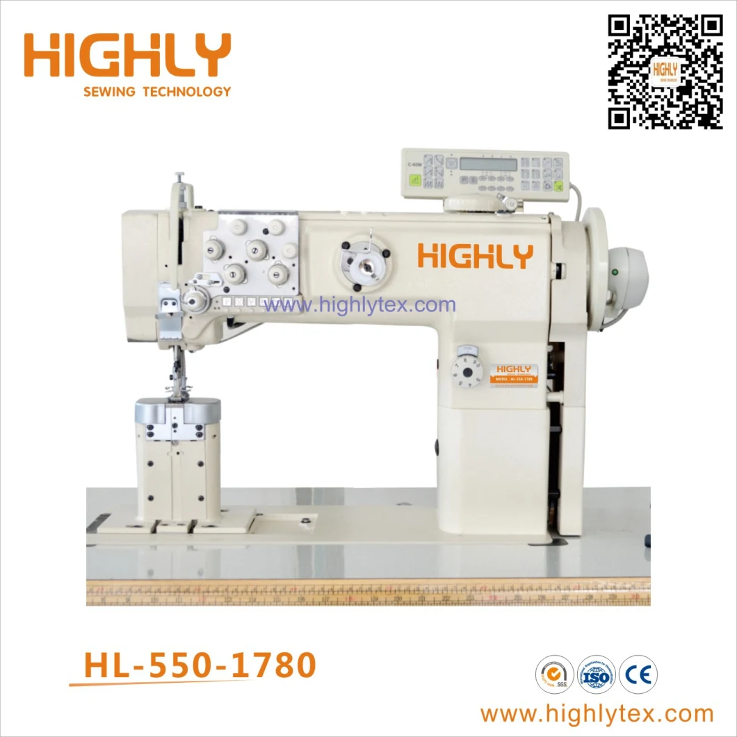 Hl-550-1780 Post Bed Compound Feed Sofa Furniture Decoration Pattern Stitch Sewing Machine