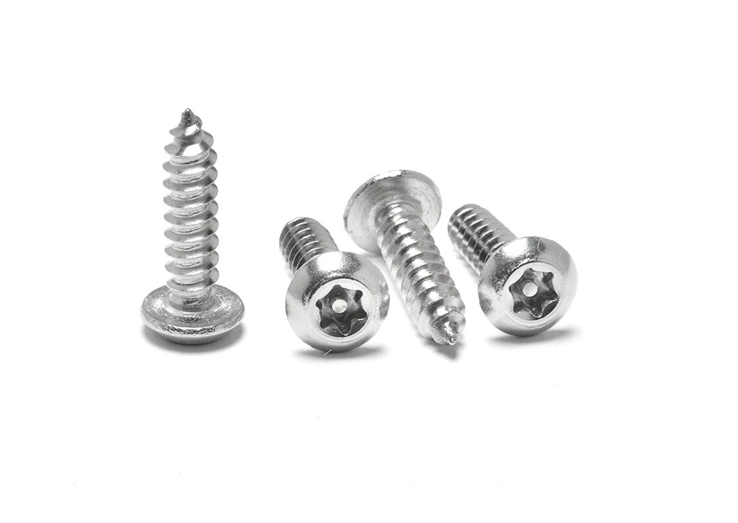 Factory Direct Sale 6 Lobe Pin Torx Security Button Head Self Tapping Screw