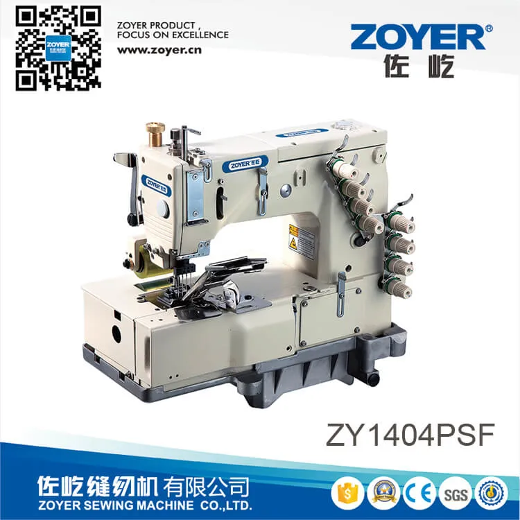 Zy 1404PSF 4-Needle Flat-Bed Sewing Machine for Shirt Fronting