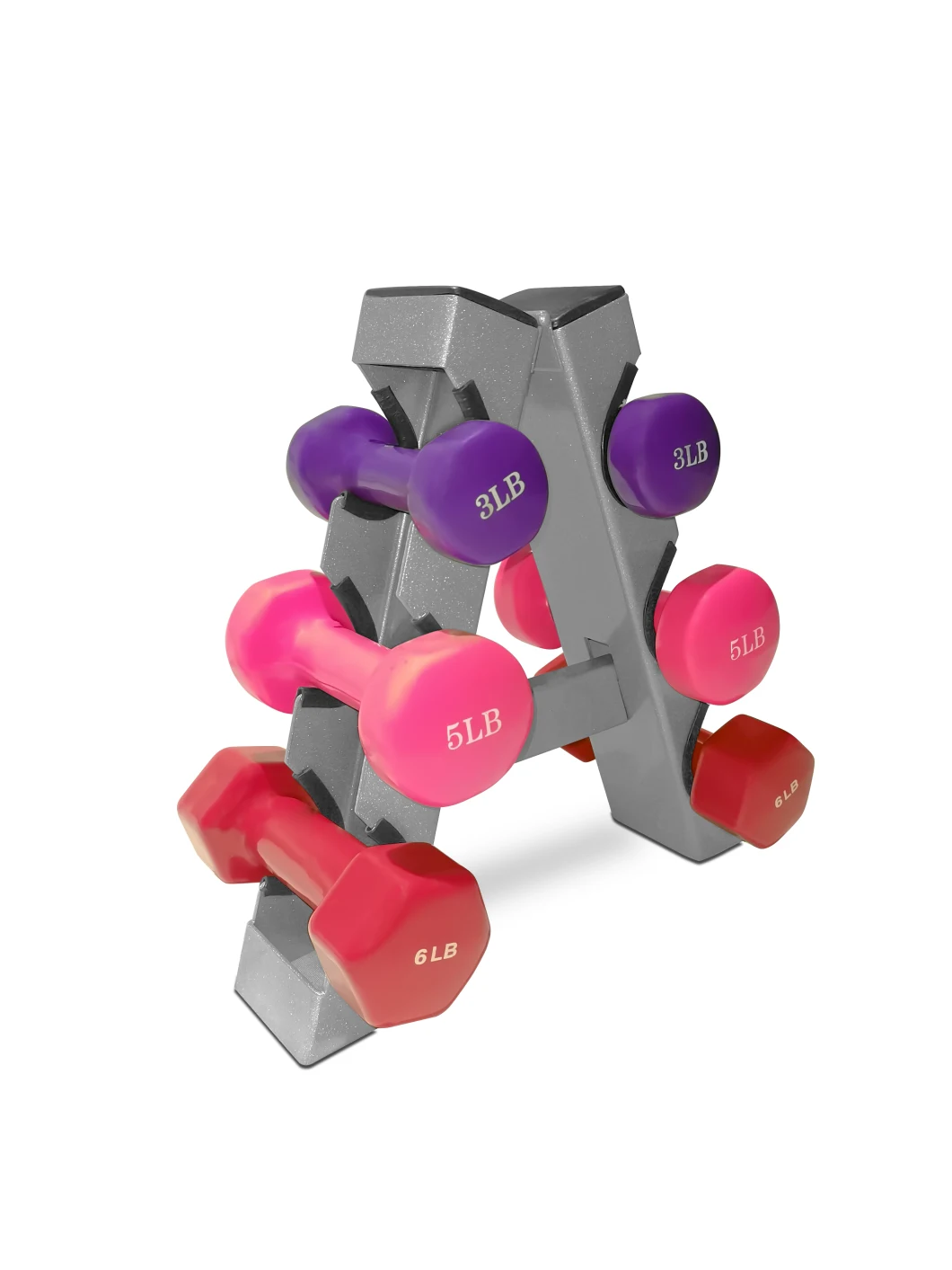 Factory Manufacturing Fitness Gym Equipment Dumbbell Rack for Home Exercise