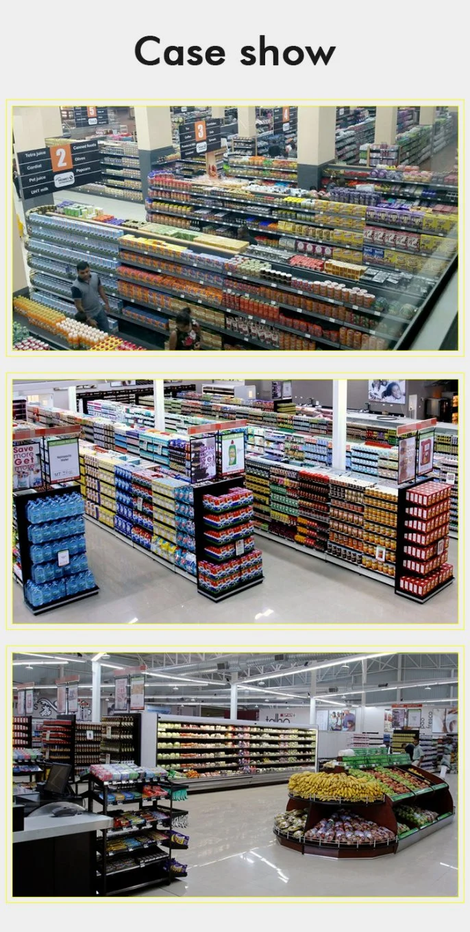 Fashion Customized Supermarkets Shelf Rack with Arc Shape