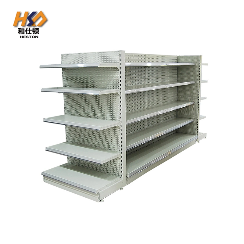 Modern 4-Layer Used Supermarket Shelf/Metal Shelf Supermarket Shelving