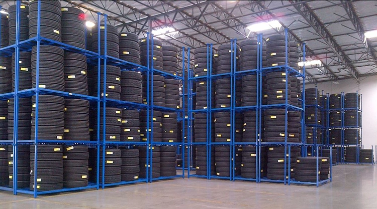 Warehouse Stacking Rack System Forklift Tire Warehouse Rack