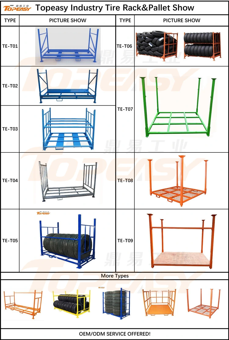 Warehouse Stacking Rack System Forklift Tire Warehouse Rack