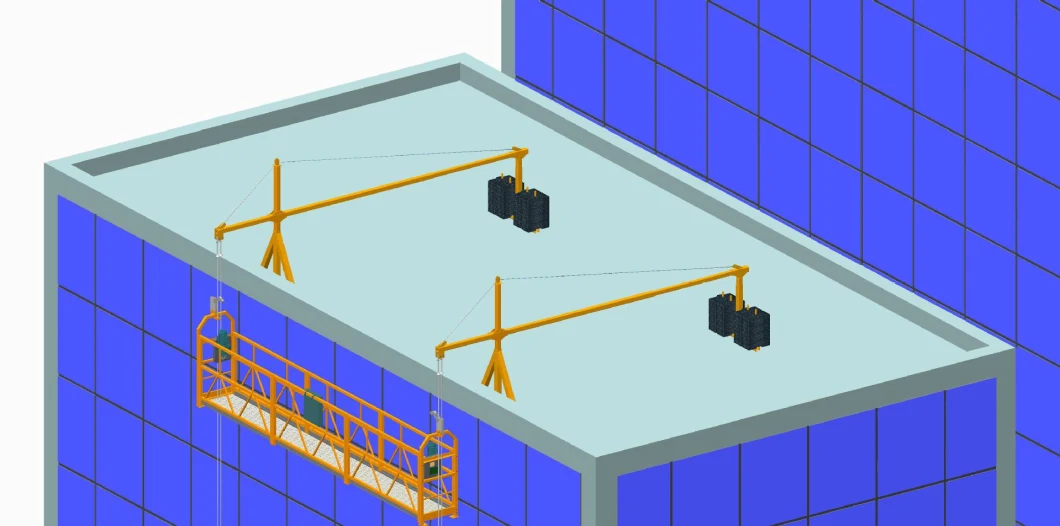 Zlp Powered Platform Gondola/Wall Gondola Equipment/Construction Buidling Gondola