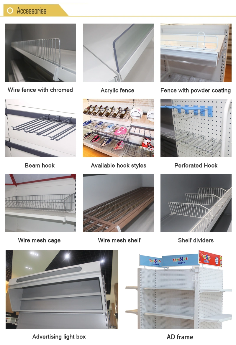 Top Sale Supermarket Shelf Beauty Supply Store Shelf for Metal Storage Supermarket Shelves