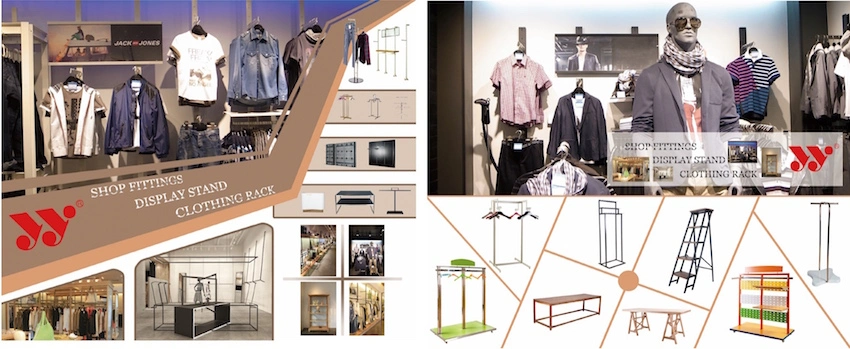 Modern Simple Six Layers Goods Display Table Garments Display Rack Household Display Stand