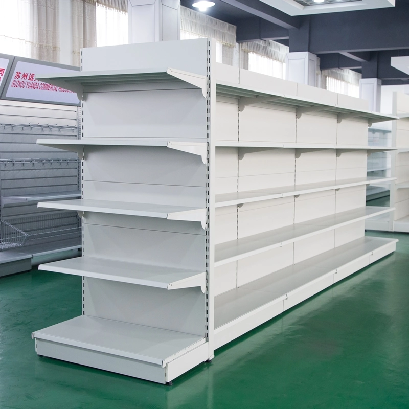 Manufacturer Supplier Metal Gondola Display Racks Supermarket Shelves