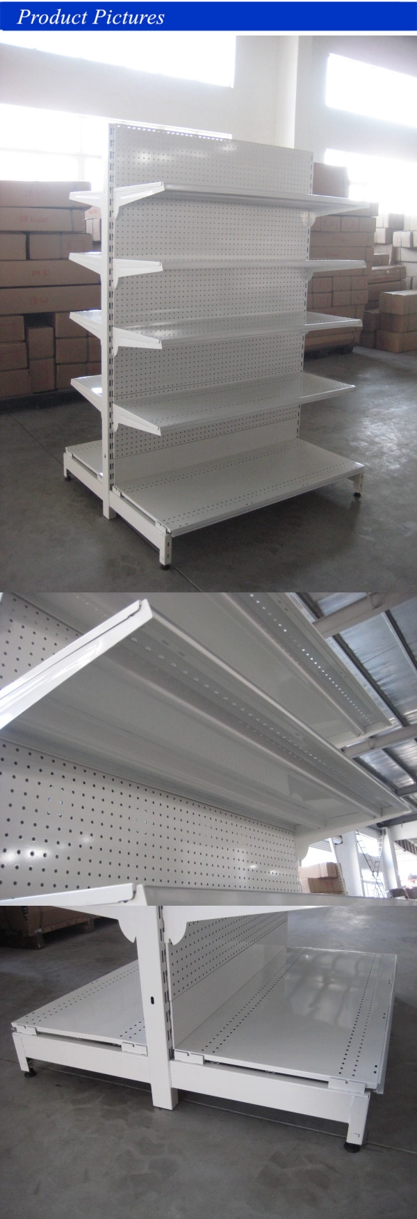 6 Layers Double Side Supermarket Shelf &Shelves