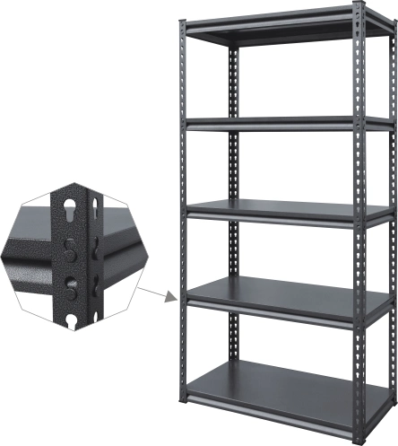 Steel Metal Heavy Supermarket/Warehouse Display Adjustable Rivet Rack Shelving