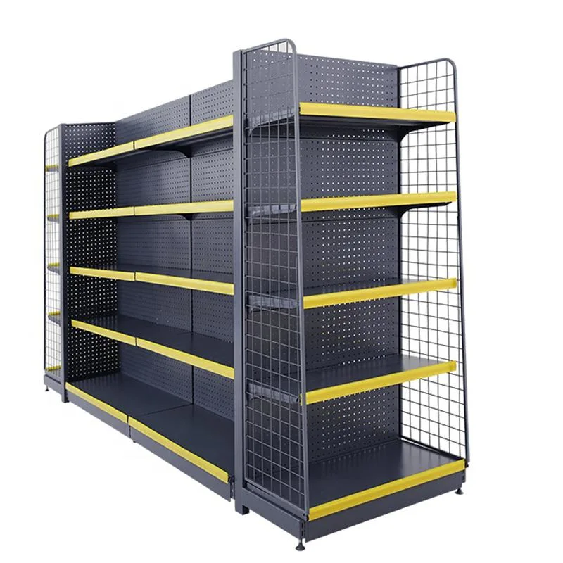 Double Sides Shelving Gondola Supermarket Shelf Display Racks for Sale