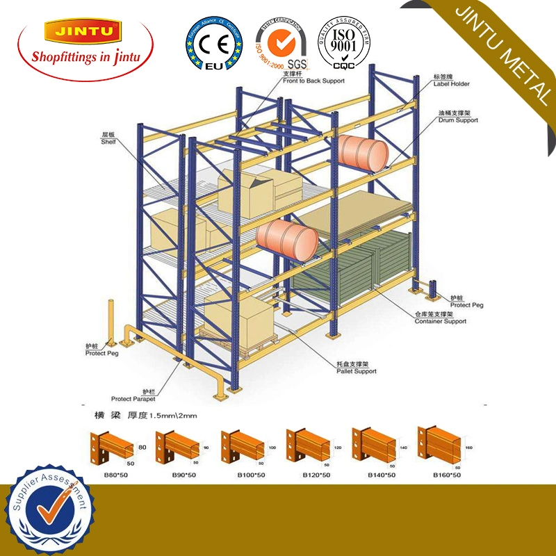 Warehouse Rack Use and Stainless Steel Material Warehouse Storage Rack