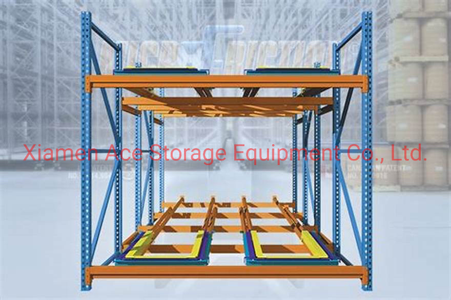 Warehouse Goods Stainless Steel Storage Metal Shelf Shelves for Stacking Push Back Rack Shelf