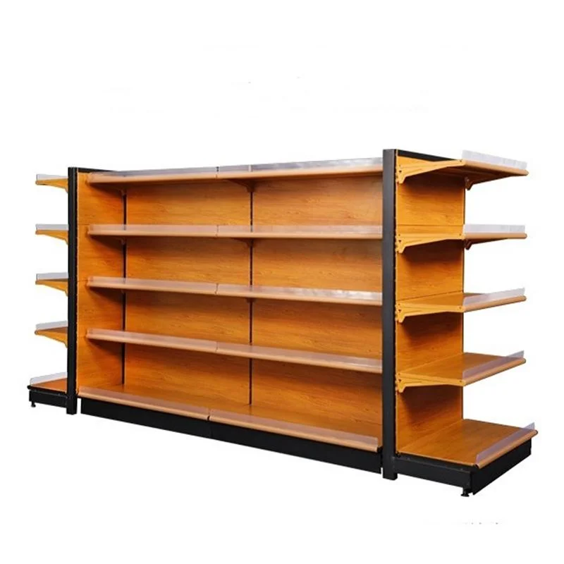 Store Advertising Racks Metal Supermarket Shelf Display Gondola for Shop