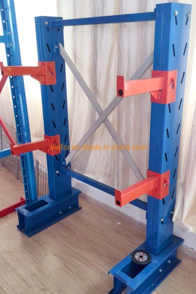 Double Side Arm Steel Warehouse Shelf Steel Metal Heavy Duty Racks Cantilever Shelf