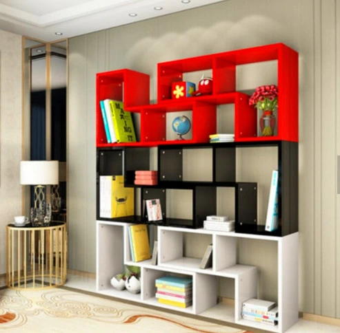 2018 Popular High Quality Cheap Wooden Shelf Bookcases Black & White