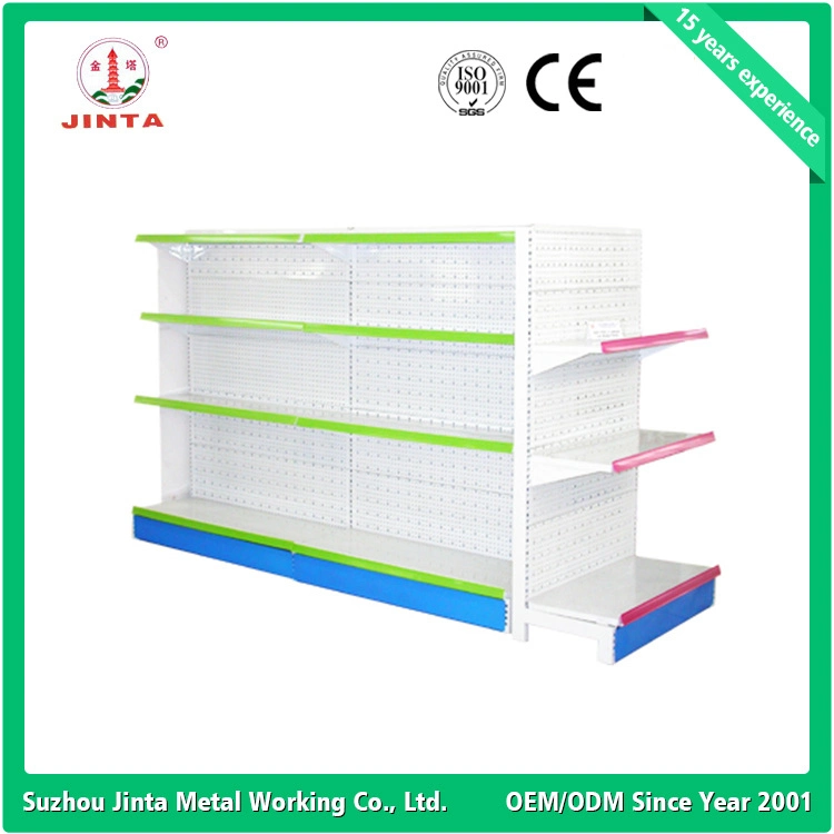 Economic Double Sided Store Display Gondola Shelf System