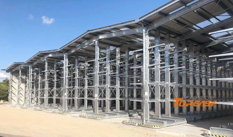 Double Side Heavy Duty Cantilever Rack Warehouse Pipe Rack System
