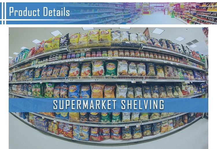 Double Sided Supermarket Shelves/Rack Manufacturer