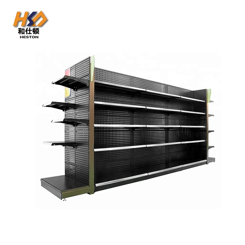 Single Side Metal Shelf Gondola Supermarket Shelf Store Shelves