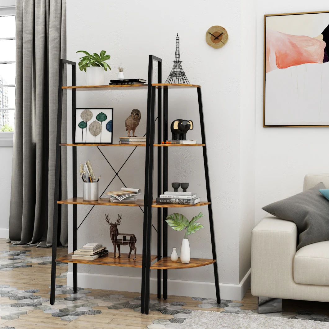 Nordic Racks Floor Iron Art Storage Racks Ground Balcony Flower Racks Living Room Storage Bookshelves