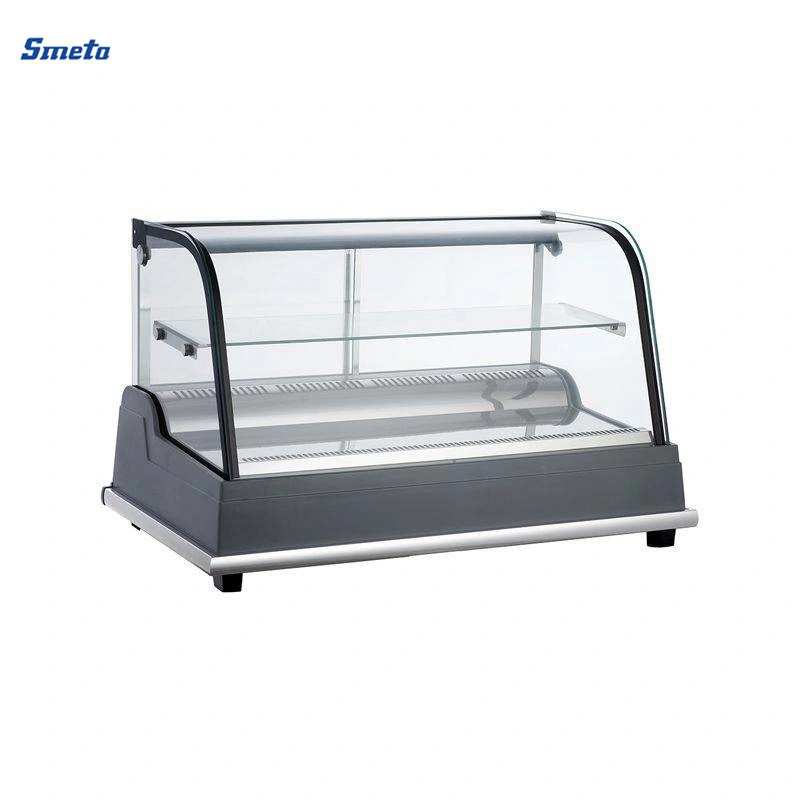 Smeta 201L 2 Layer Shelf Countertop Commercial Refrigeration Showcase
