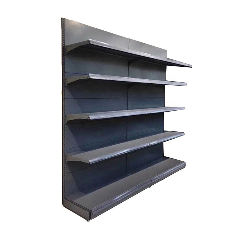 Single Side Shelf Metal Shelf Gondola Supermarket Shelf