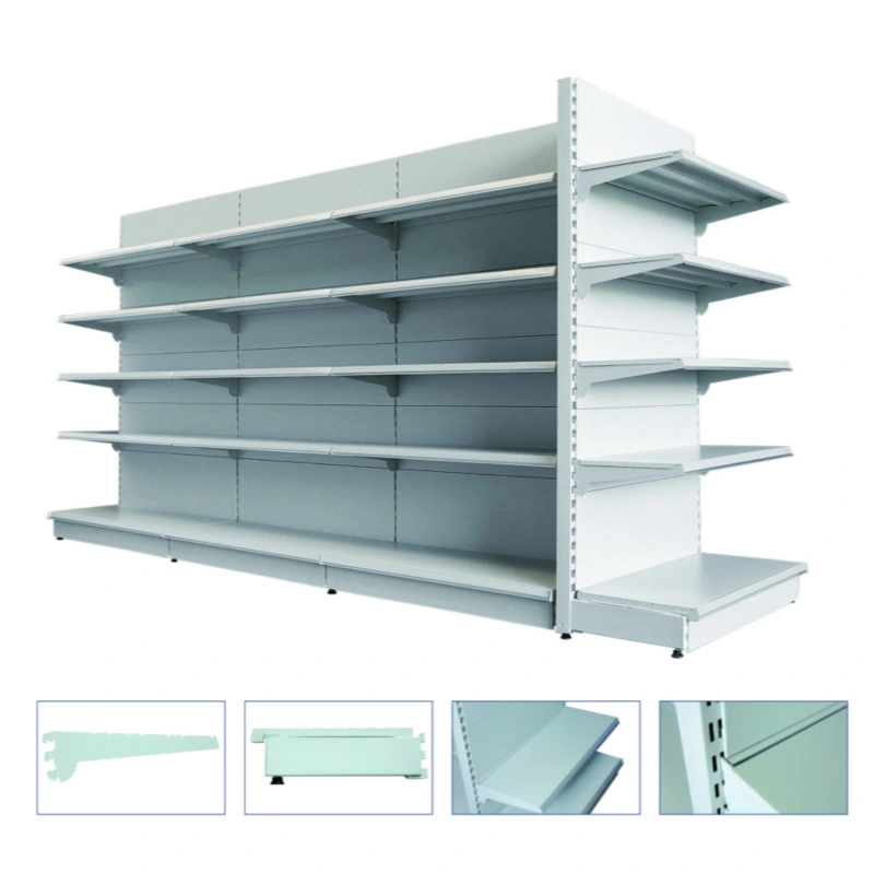 Wholesale Gondola Shelf Store Metal Display Rack Supermarket Equipment Shelf