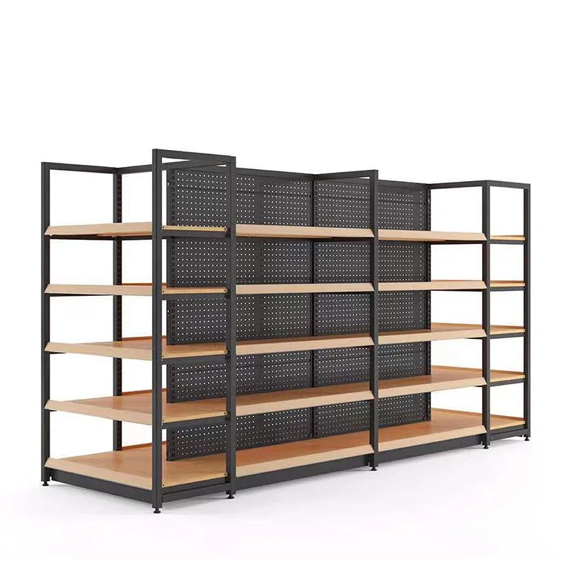 Double Sides Shelving Gondola Supermarket Shelf Display Racks for Sale