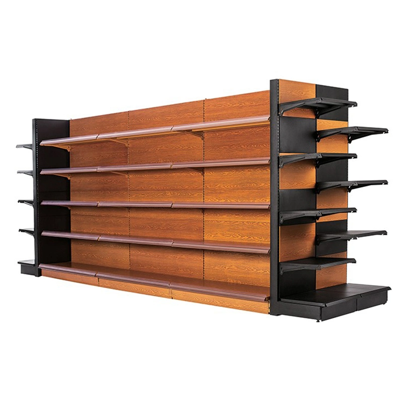 Convenient Supermarket Gondola Rack Shelf