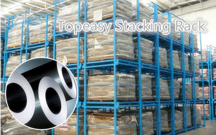 Heavy Duty Movable Metal Stack Rack Frame for Vegetables Storage