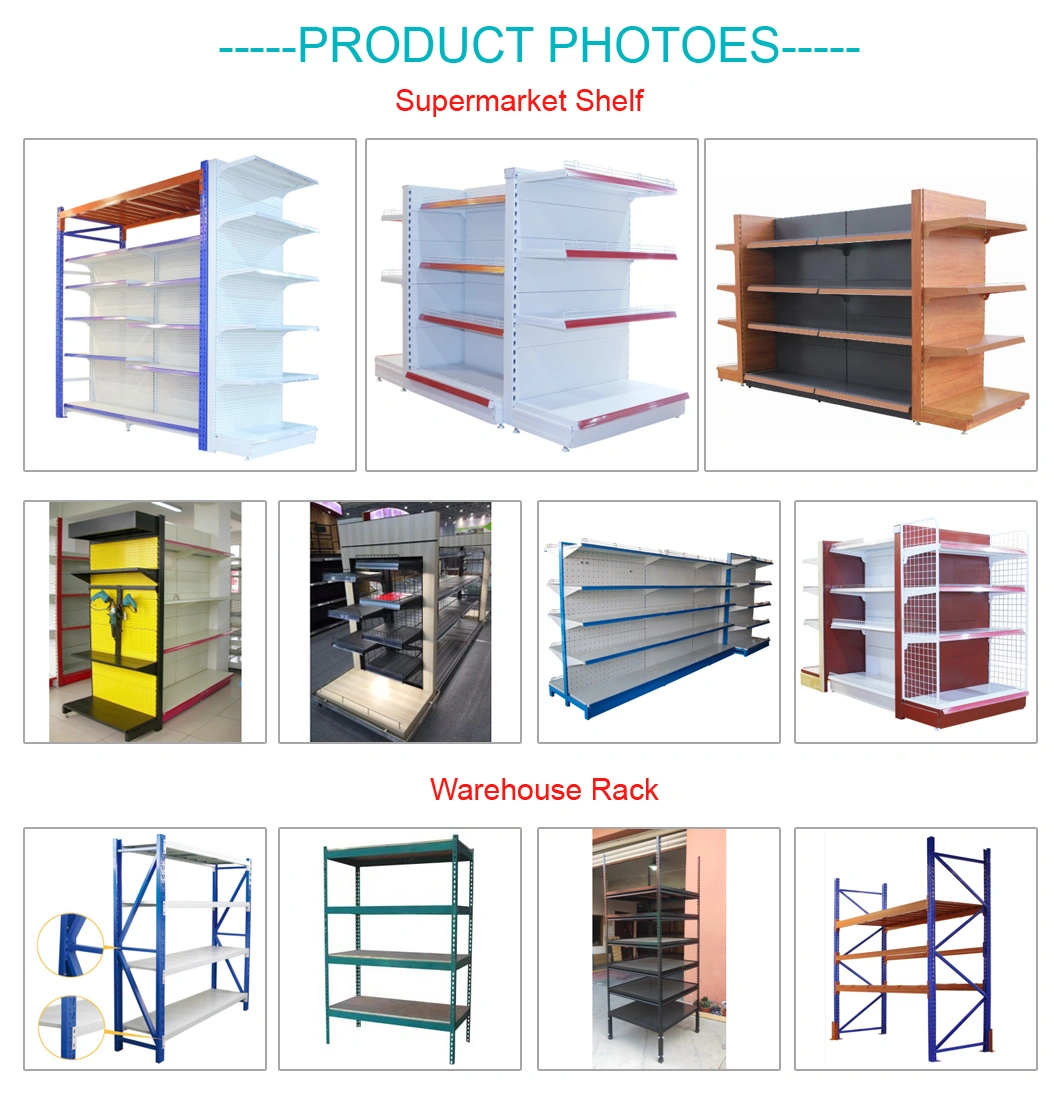 Supermarket Retail Store Metal Shelving Rack