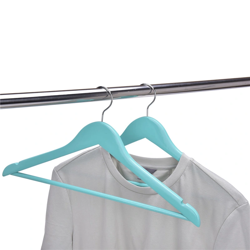 Green Paint Clothing Display Racks Towel Rack Solid Wooden Hanger