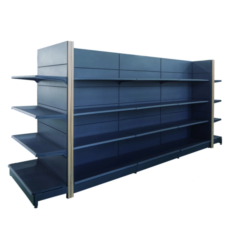 Manufacturer Heavy Duty Steel Supermarket Gondola Display Rack Shelves