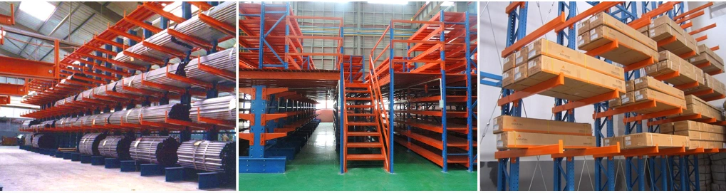 Selective Metal Cantilever Warehouse Shelf Manufacturers