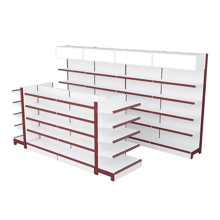 Store Equipment Display Racks Stand Supermarket Advertising Shelf Grocery Gondola