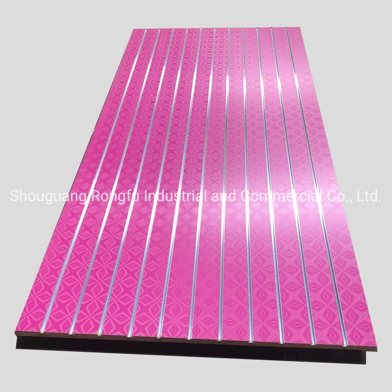 New Design Slotted MDF for Shop Shoe Rack Wall Rack