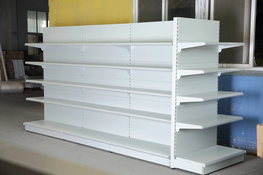 Wholesale Gondola Shelf Store Metal Display Rack Supermarket Equipment Shelf