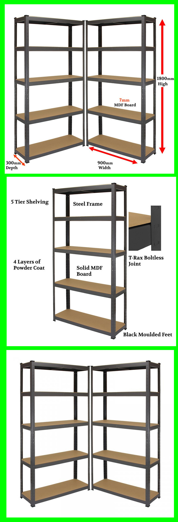 High Quality Storage Iron Warehouse Storage Rack