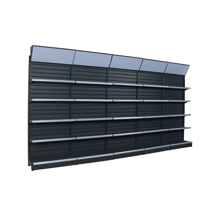 Single Side Shelf Metal Shelf Gondola Supermarket Shelf