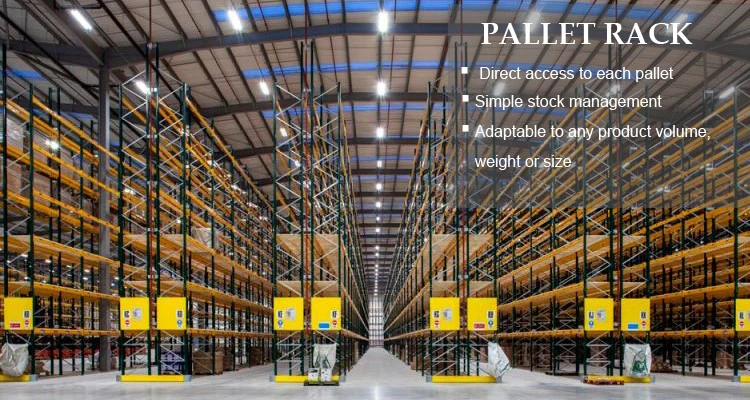 Pallet Racking System Warehouse Shelves Heavy Duty Warehouse Teardrop Rack