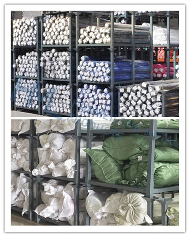 Industrial Warehouse Adjustable Stacking Fabric Storage Iron Steel Pallet Racks