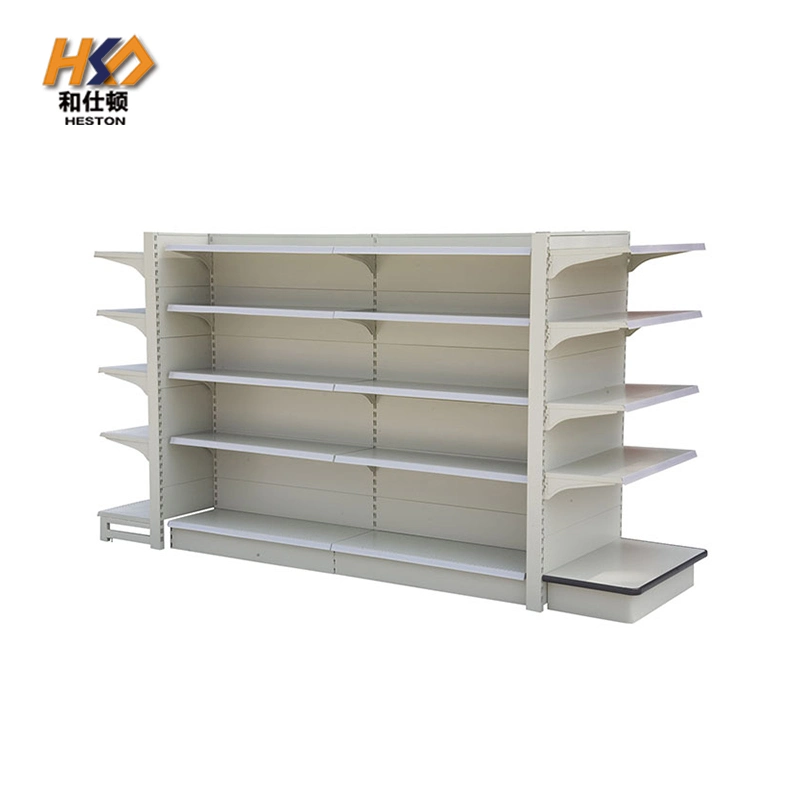 Commercial Stainless Steel Supermarket Shelf Display Rack Boutique Store Shelving