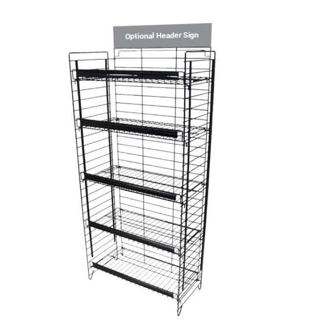 Excellent Quality Counter Drinks Rack/Metal Wire Monin Display